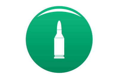 Bullet icon vector green