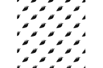 Exotic shell pattern seamless vector