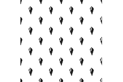 Shell as house pattern seamless vector