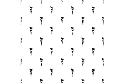 Long shell pattern seamless vector