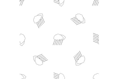 Snow and rain pattern seamless vector