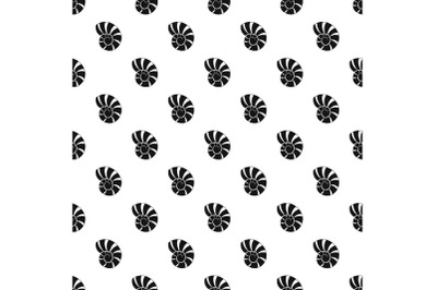 Reef shell pattern seamless vector