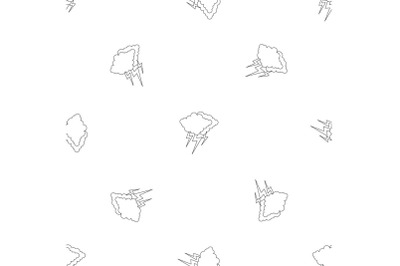 Lightning pattern seamless vector