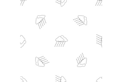 Cloudburst pattern seamless vector