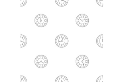 Clock pattern seamless vector