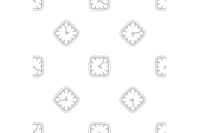 Square clock pattern seamless vector