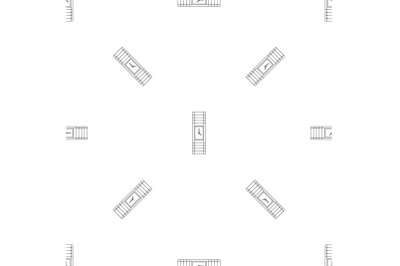 Small watch pattern seamless vector