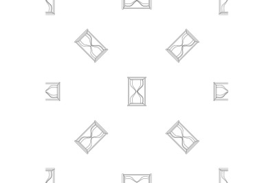 Hourglass pattern seamless vector