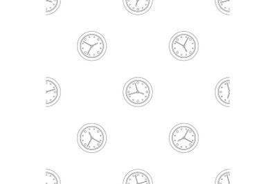 Clock face pattern seamless vector