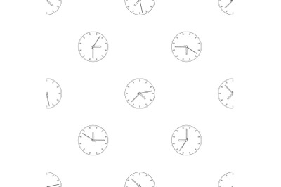 Fine clock pattern seamless vector