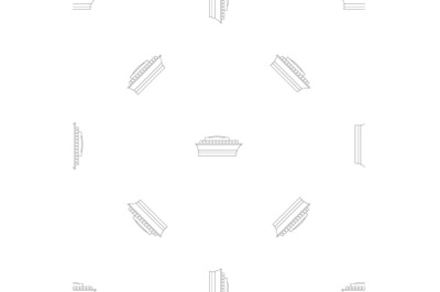 Ship pattern seamless vector