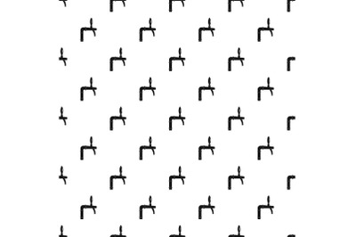 Tap with handle pattern seamless vector