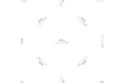 Longboat pattern seamless vector