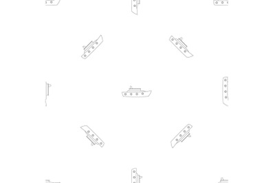 Launch pattern seamless vector