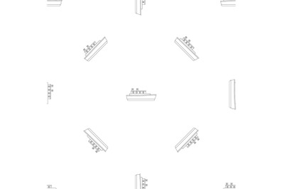 Cutter pattern seamless vector