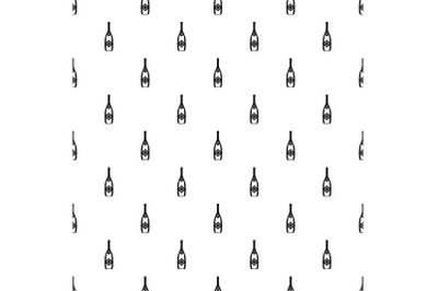 Closed champagne pattern seamless vector