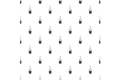 Party champagne pattern seamless vector