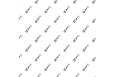 Bubble champagne pattern seamless vector