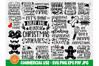 Pot Holder SVG Bundle, Christmas Cookies, Kitchen