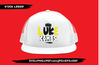 Luke Combs Crown SVG