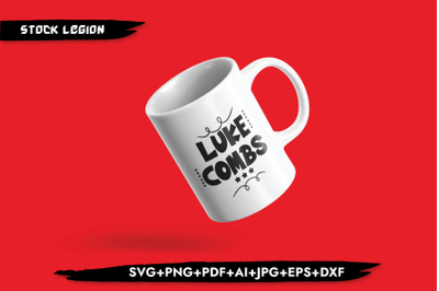 Luke Combs Stars SVG