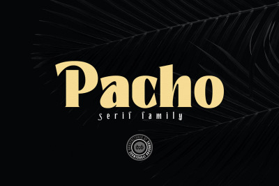 Pacho - Serif Family