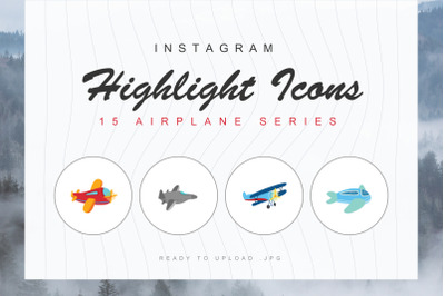 15 Airplanes Instagram Highlight Cover