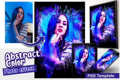 Abstract Photo Template