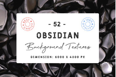 52 Obsidian Background Textures