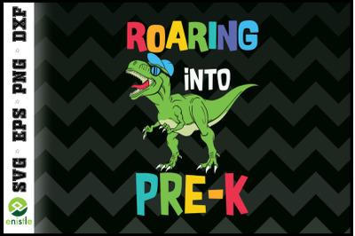 Roaring into Pre-K Funny T-rex