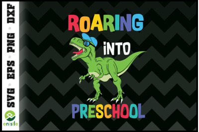 Roaring into Preschool Funny T-rex