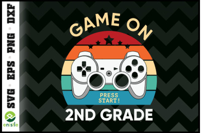 Game on 2nd grade Back to school Vintage