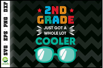 Back to school 2nd grade cool glasses