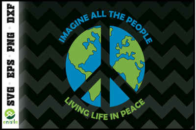 People Living Life In Peace Earth