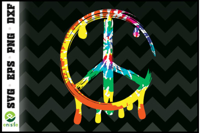 Peace Sign 60s 70s Retro Hippie