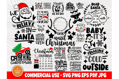Christmas Bundle SVG, Funny Christmas Shirt Svg