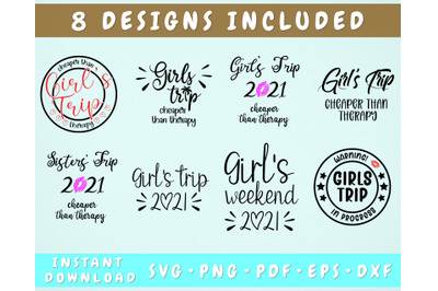 Girls Trip Cheaper Than Therapy SVG, Girls Trip 2021 SVG