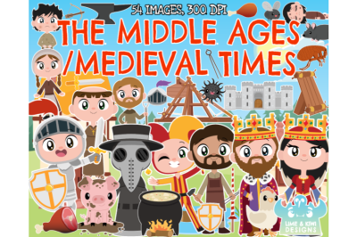 The Middle Ages/Medieval Clipart - Lime and Kiwi Designs