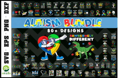 Autism Bundle SVG 80 Graphic Designs