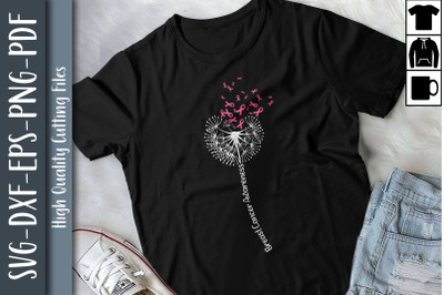 Dandelion Faith Hope Love Breast Cancer