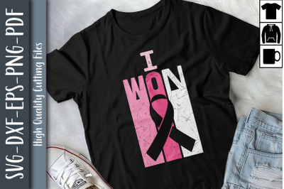 Survivor Breast Cancer Awareness I Won