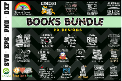 Book Lover Bundle SVG 22 Graphic Bundle
