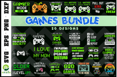 Games Bundle SVG 26 Graphic Bundle