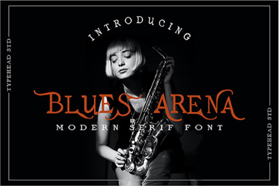 Blues Arena - Modern Serif font