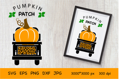 Pumpkin Patch SVG. Fall Farmhouse Signs. Fall Truck SVG