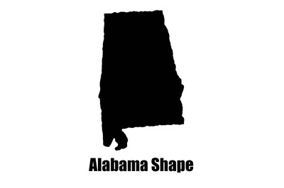 Alabama State SVG Files | Alabama Silhouette Cut Files | United States