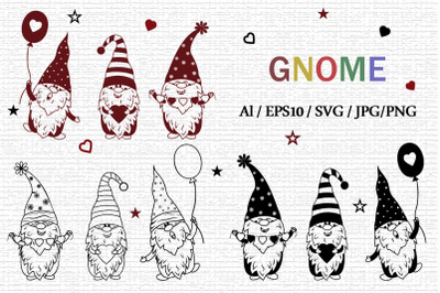 Gnome set for valentine&amp;&23;039;s day