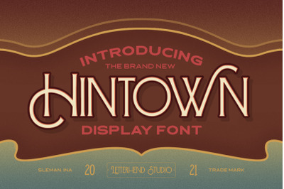 Hintown - Display Font