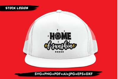 Home Of Sunshine SVG