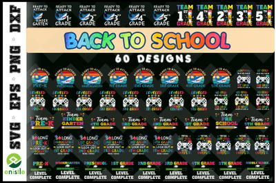Back to School Bundle SVG 60 Designs